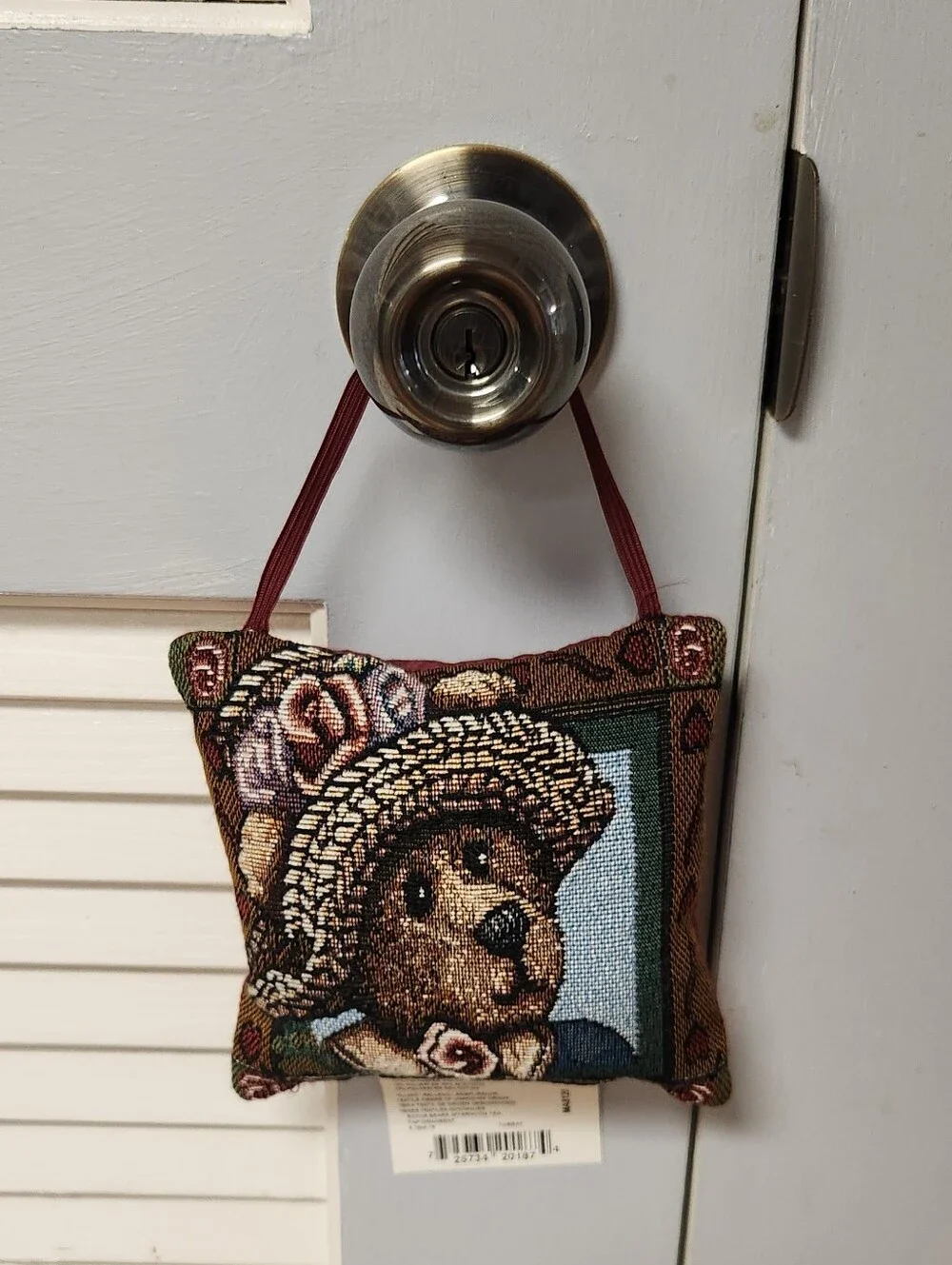 Boyd's Bear & Friends Tapestry Wilson Doorstop & Afternoon Tea Ornament Decor
